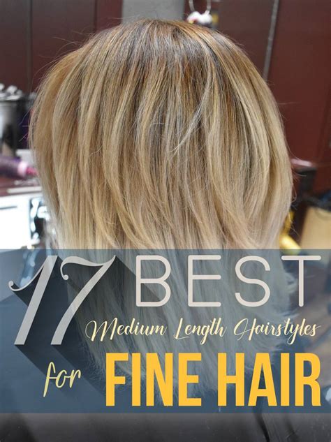 medium hairstyles thin|medium length hair for fine.